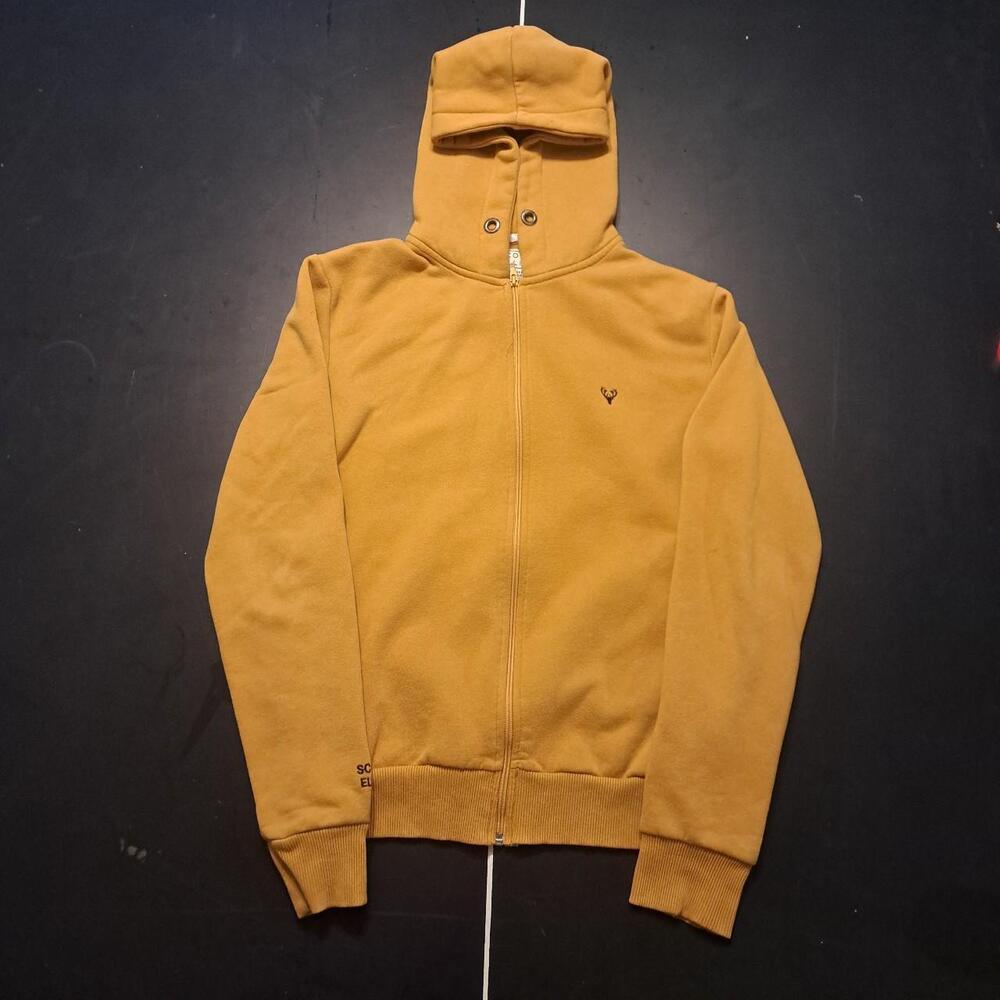 Scott Men's Yellow and Orange Hoodie